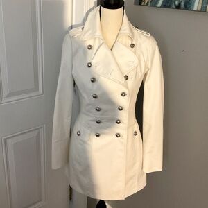 EtceteraTrench Coat/silver accessories white/Ivory size 0